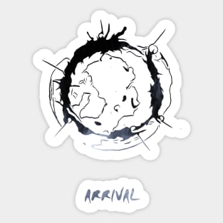 Arrival To The Earth Sticker